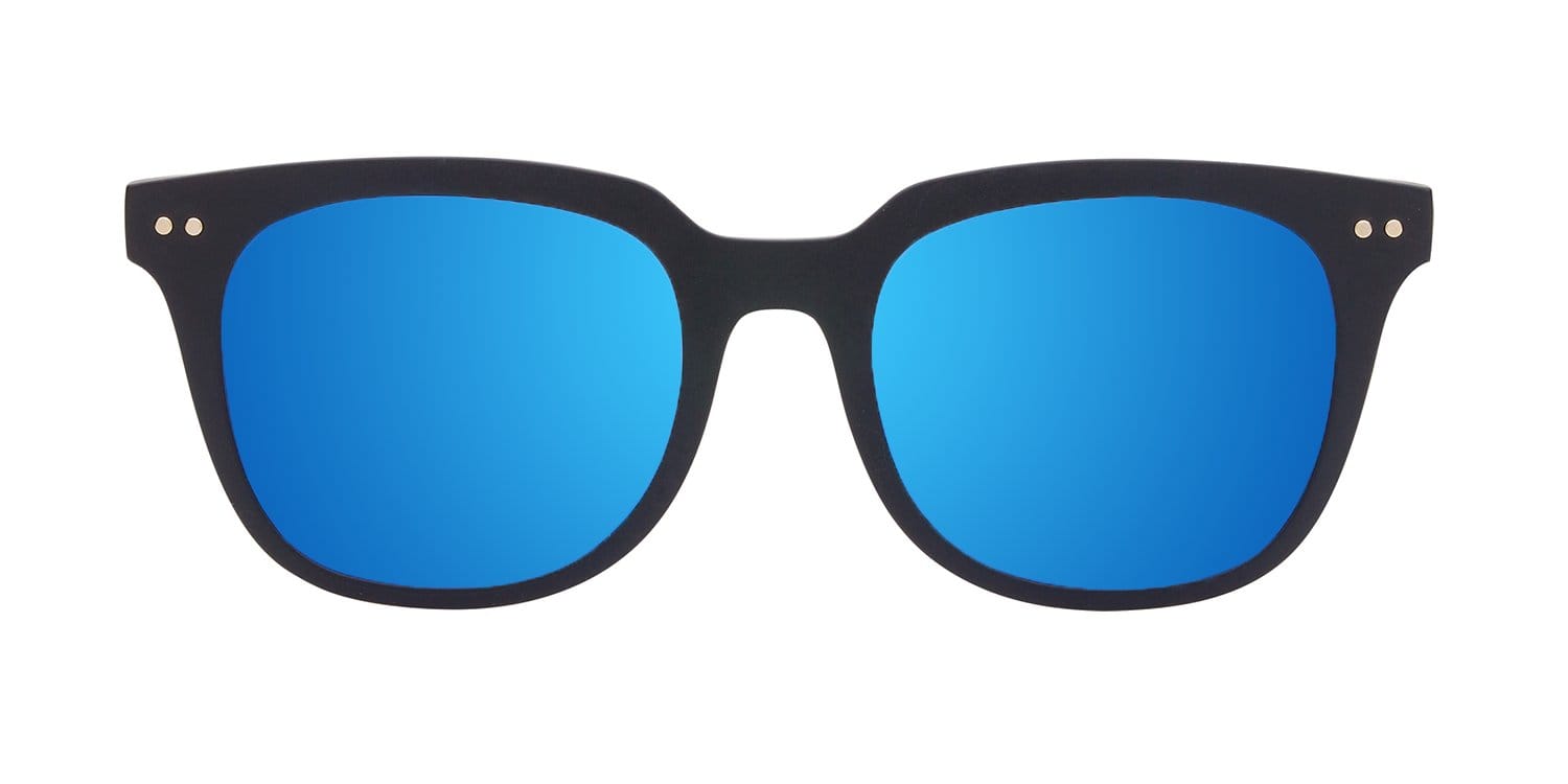 Carbon Black x Neon Blue