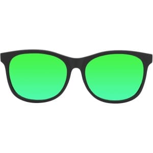 Carbon Black x Neon Green