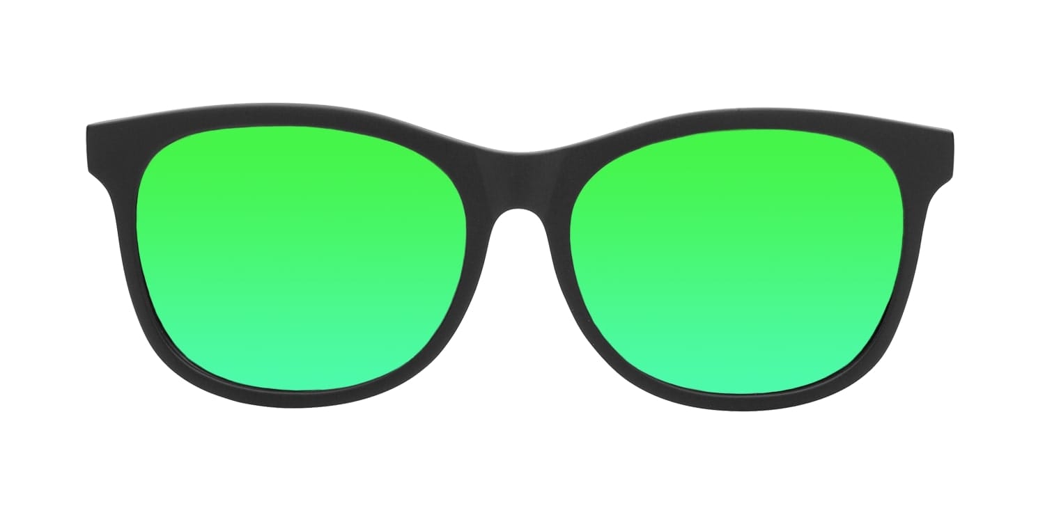 Carbon Black x Neon Green