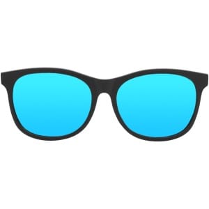 Carbon Black x Neon Blue