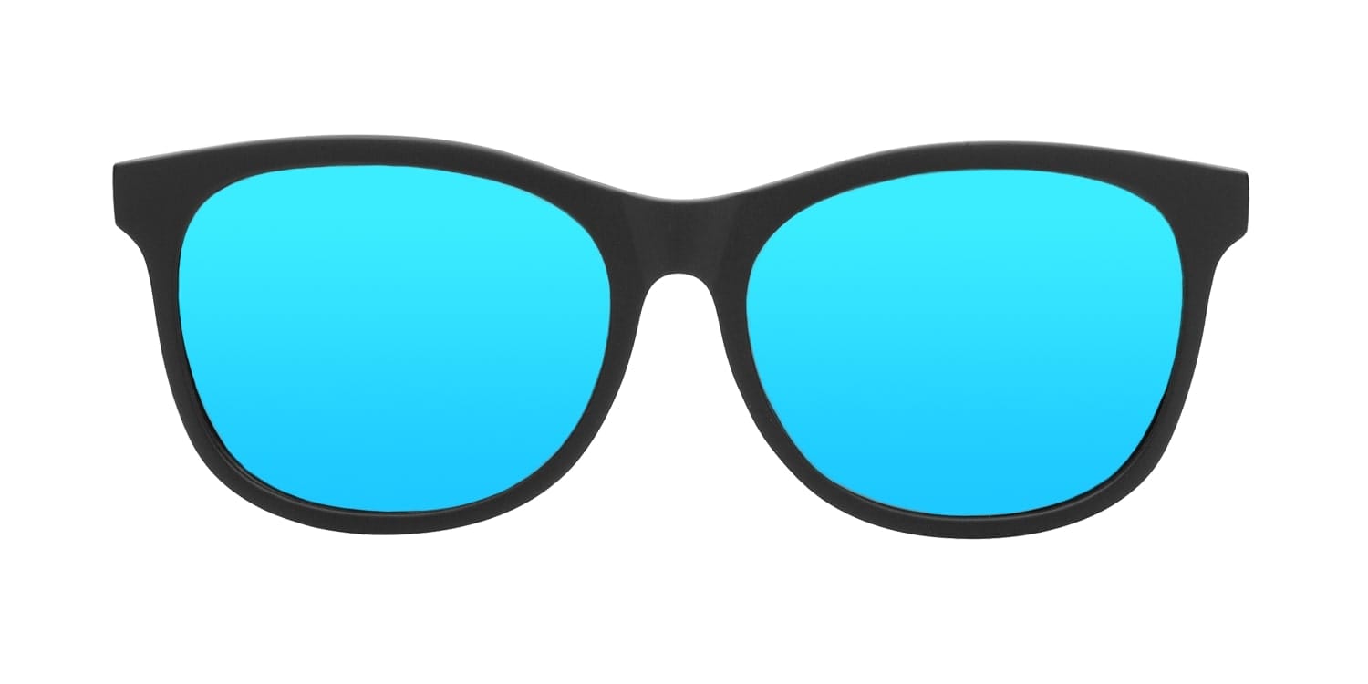 Carbon Black x Neon Blue